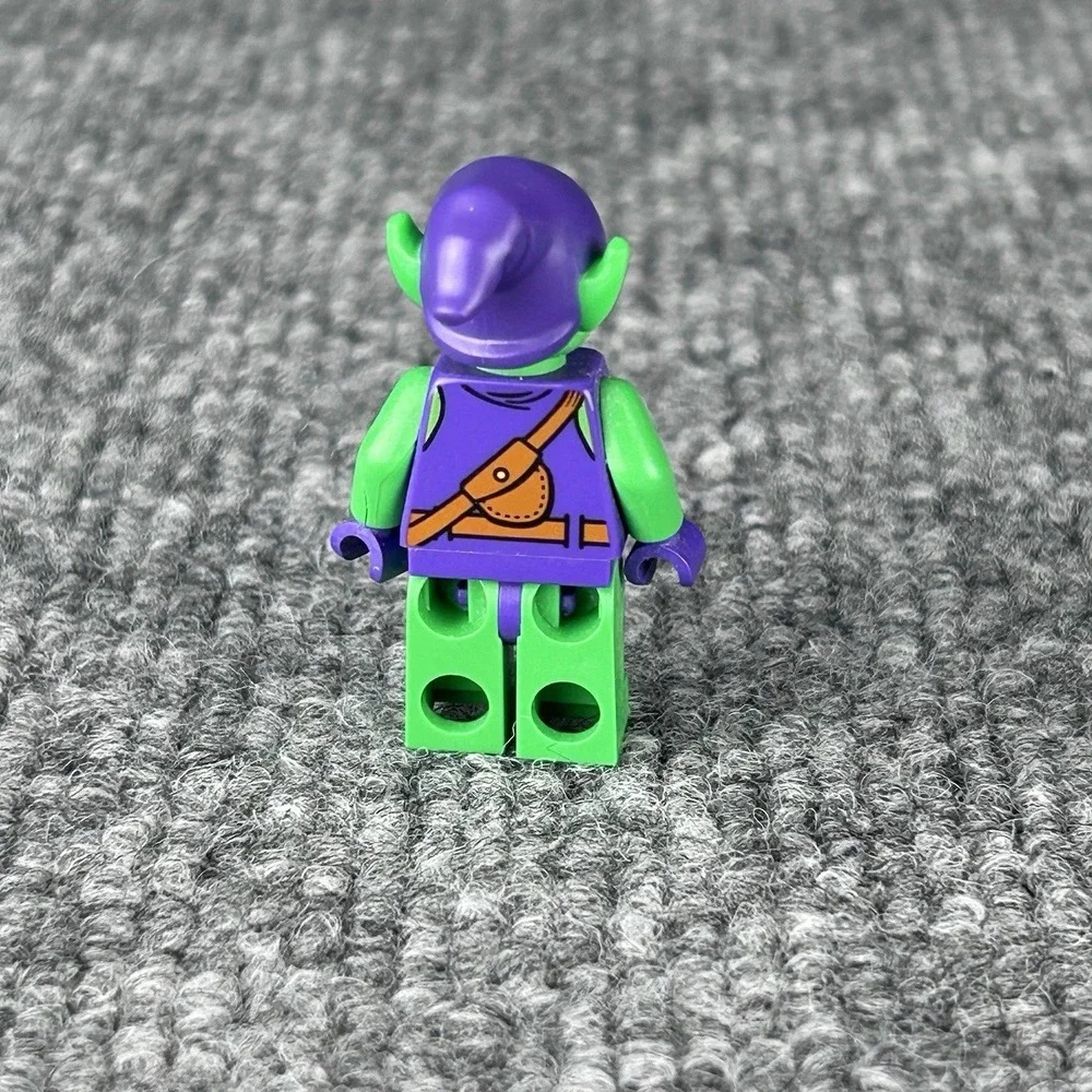 LEGO Marvel Super Heroes Green Goblin Minifigure sh102 Purple Hood Spiderman